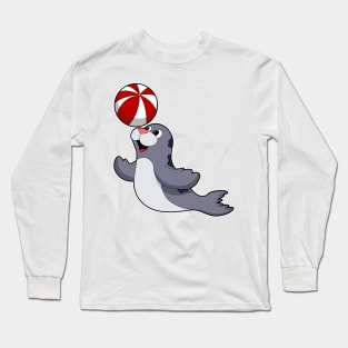 Seal with Water polo Long Sleeve T-Shirt